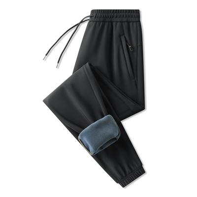 Winter Assault Pants for Men with Plush and Thick Pants, Loose Windproof, Waterproof, Warm and Casual Sports Pants