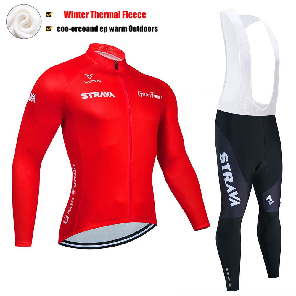 2026 Winter Fleece Warm Cycling Suit Set, Mountain Bike Cycling Suit Set Long Sleeve Men's Winter Cycling Pants Cycling Suit Fleece