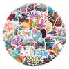 55 Coral Reef Graffiti Stickers Waterproof Decorative Suitcase Mobile Phone Skateboard Personalized Stickers
