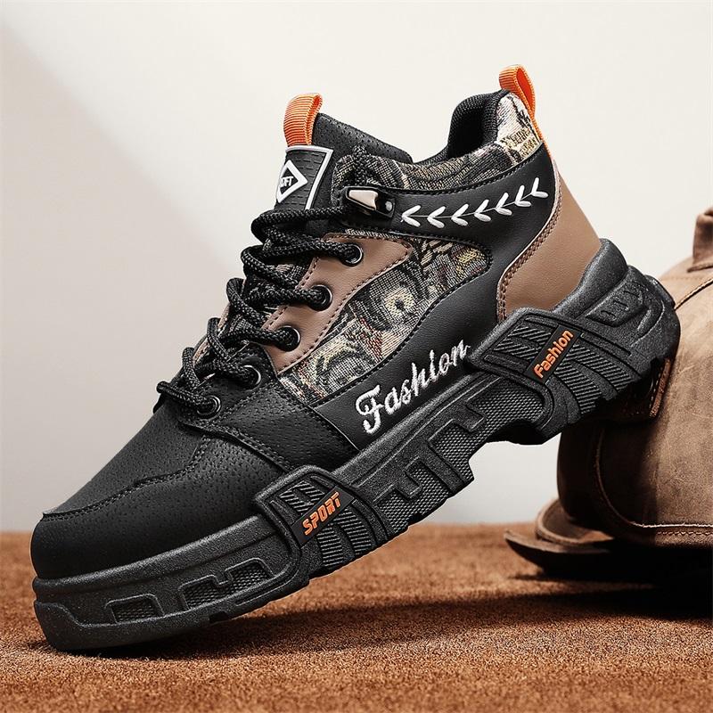 Модные мужские высокие ботинки Martin в британском стиле — фото 10