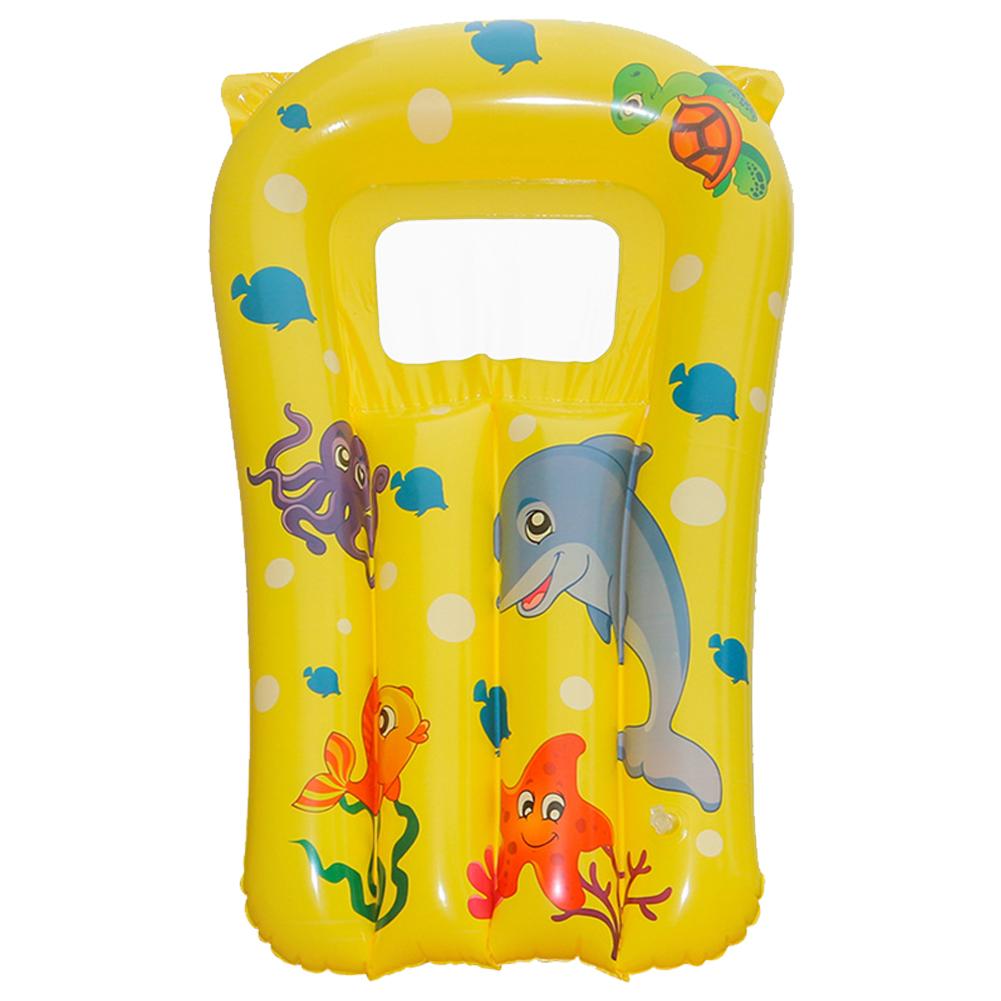 Kids Floating Surfboard Swimming Ring Water Hammock Recliner PVC Inflatable Pool Floating Seat Thicken Blow Up Party Lounge Bed