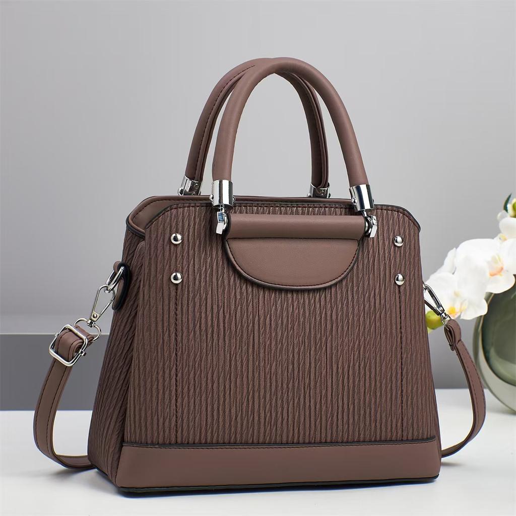 Nová Macaronová Taška s Vysokým Vzhľadom Všestranná Patchworková Pruhovaná Taška cez Rameno Veľkokapacitná Trendová Crossbody Taška