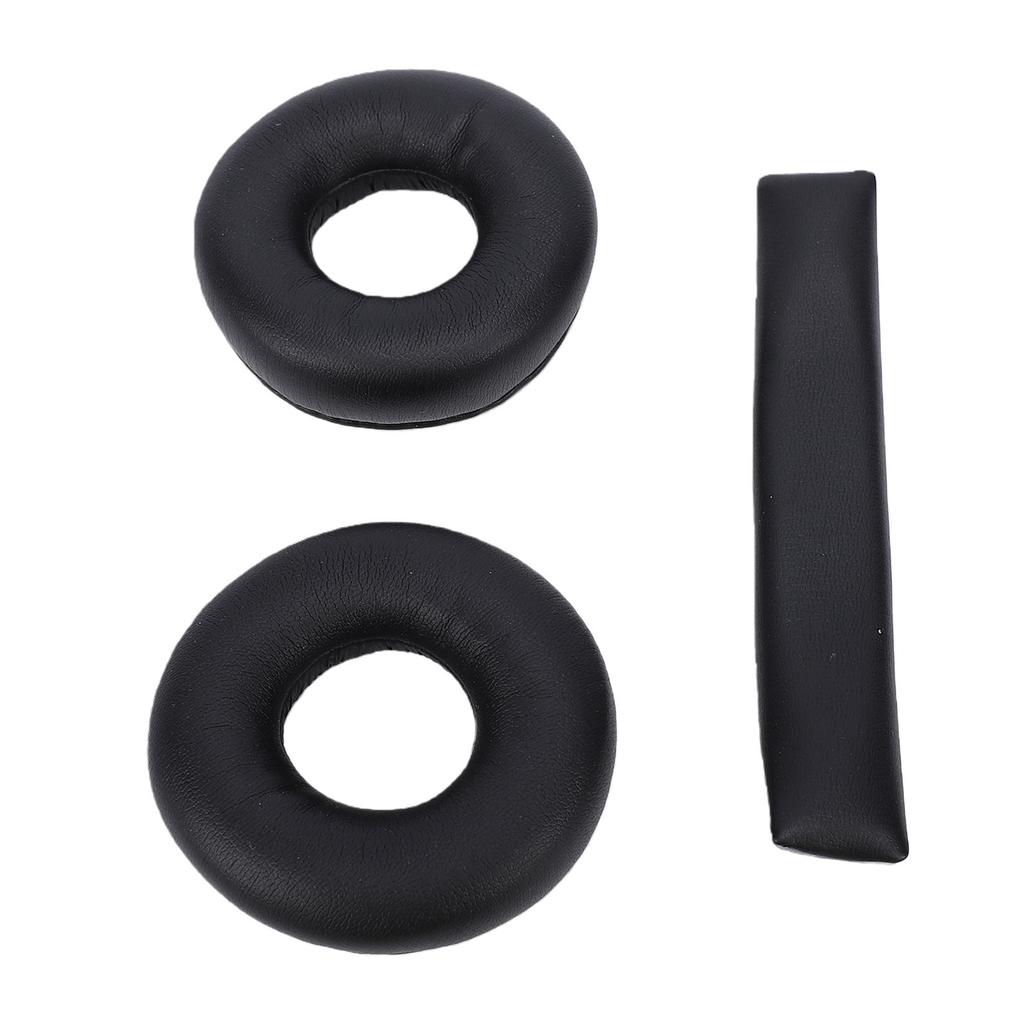 Earpad Headband Protector Set Fit for WH CH520 Headphone Replacement Ear Pads Headband Cover Black