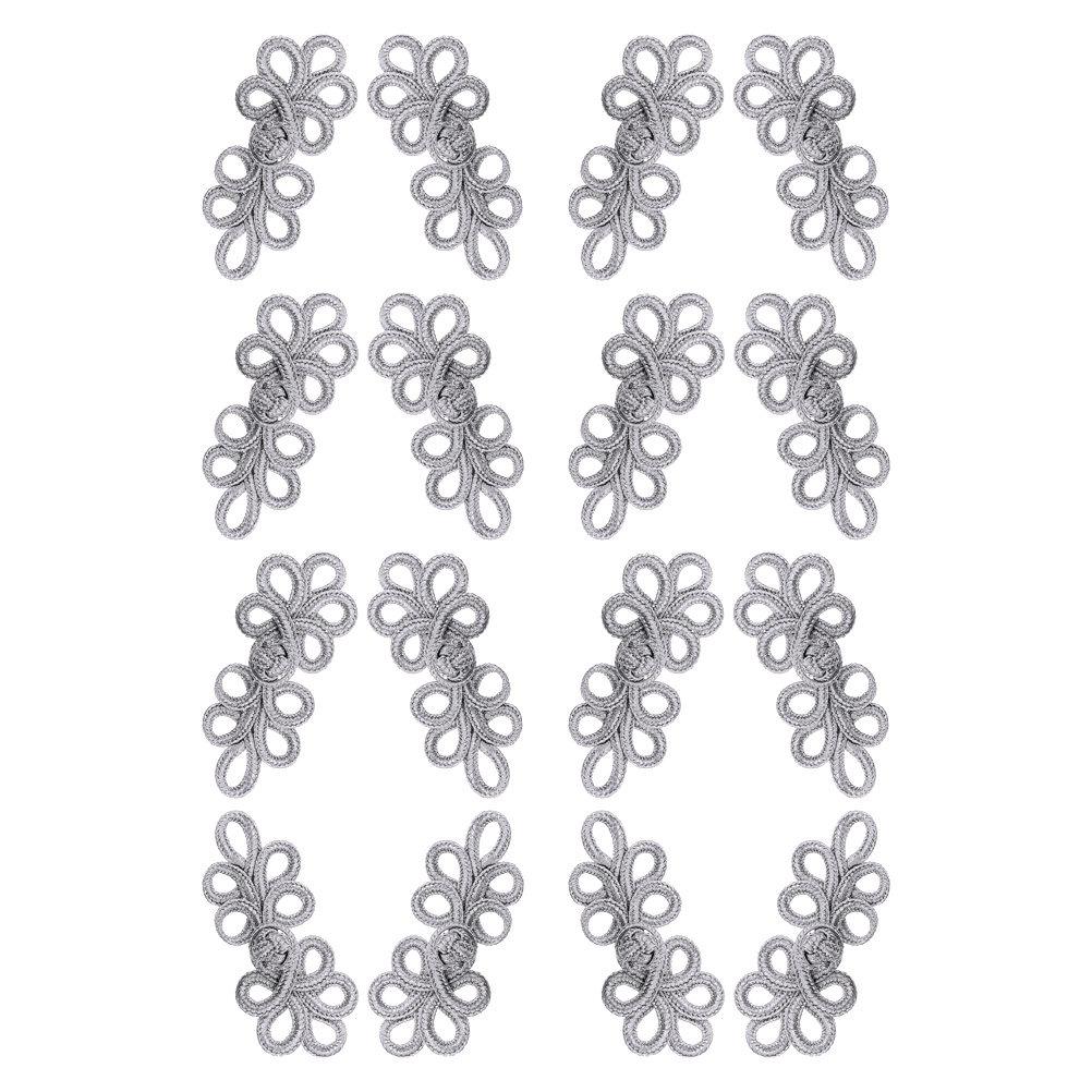 16Pcs Chinese Knot Buttons Elegant Sewing Buttons for Clothing Crafts Cheongsam DIY Accessories Button for Crafting