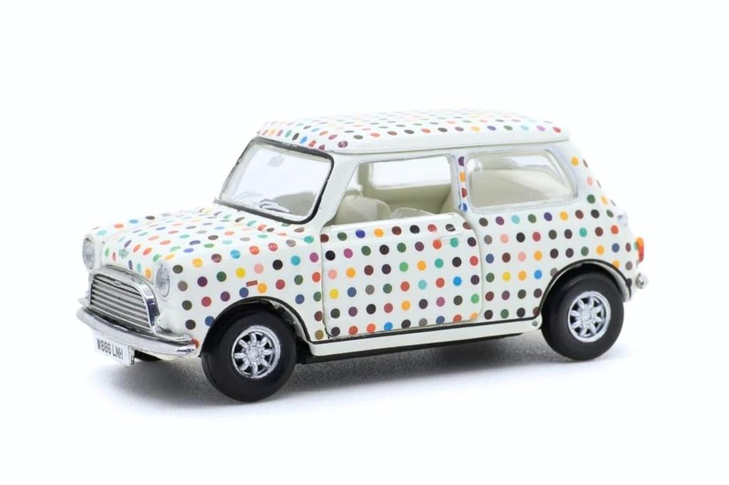 Tiny City Mini Cooper Mk 1 Polka Dot Diecast Model Car 1/50