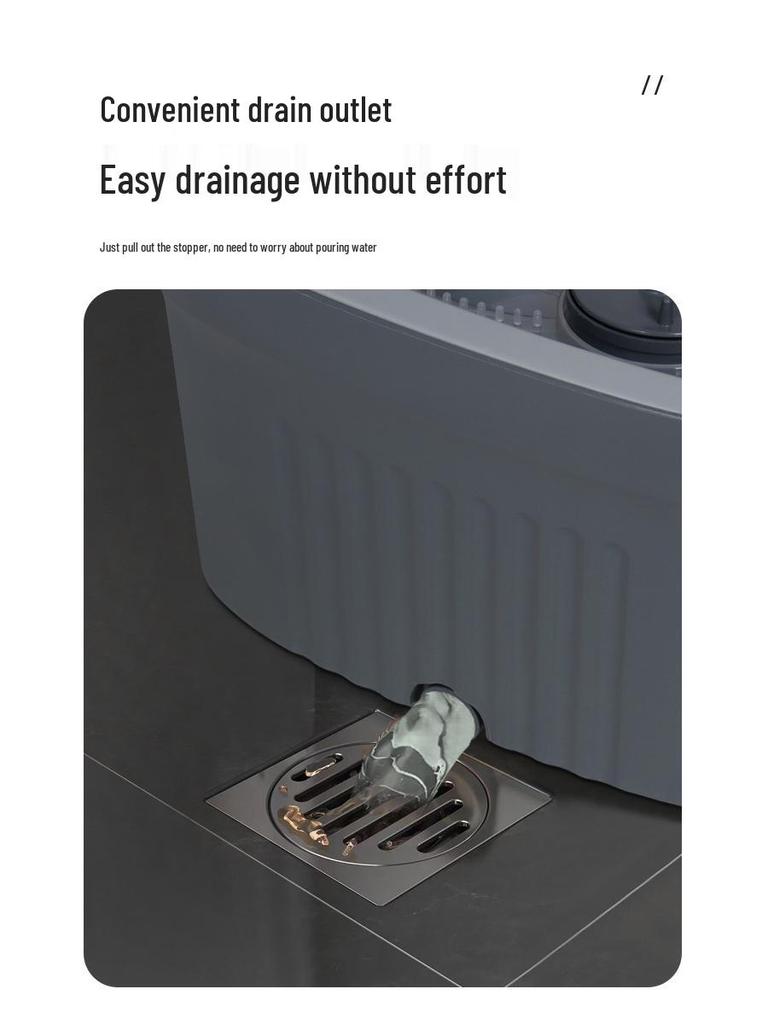 2025 Spin Mop: Hand-Free Cleaning with Wet/Dry Use and Clean/Dirty Separation