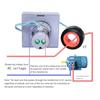 300/400V Single Phase Energy Meter Din-Rail Electricity Usage Monitors Voltmeter Ammeter Watt Kwh Frequency Power Meter
