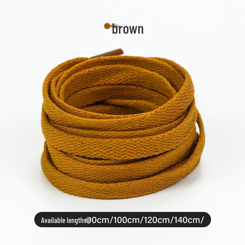 Colorful Polyester Flat Shoelaces for High-Top Canvas Sports Shoes