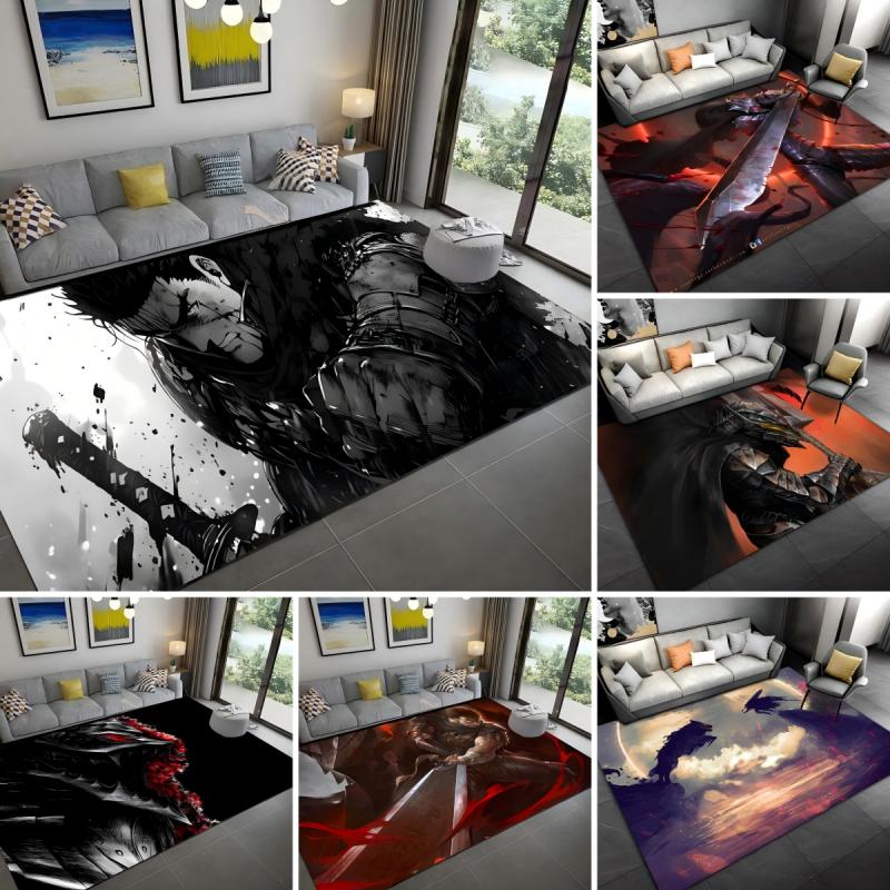 Japanese Anime Pattern Carpet for Living Room Bedroom Sofa Kitchen Bathroom Doormat Non-slip Floor Mat Gift Home Decor Soft Rug