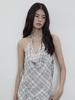 Deoenel Plaid Dress - [Beige]