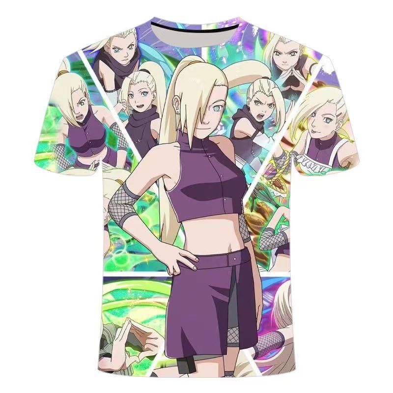 3D Anime Graphic Print Men's T-Shirt, Short Sleeve Summer Casual Streetwear Top