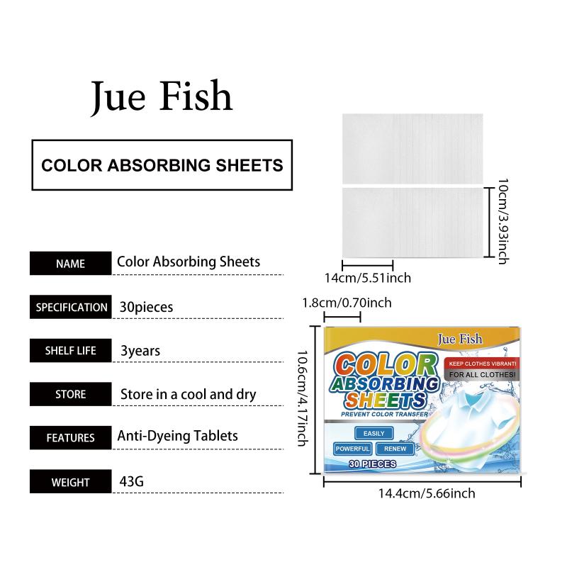 Laundry Color Absorption Paper Highly Absorbent for Stain Removal Prevents Clothes Dye Transfer in Household Washing