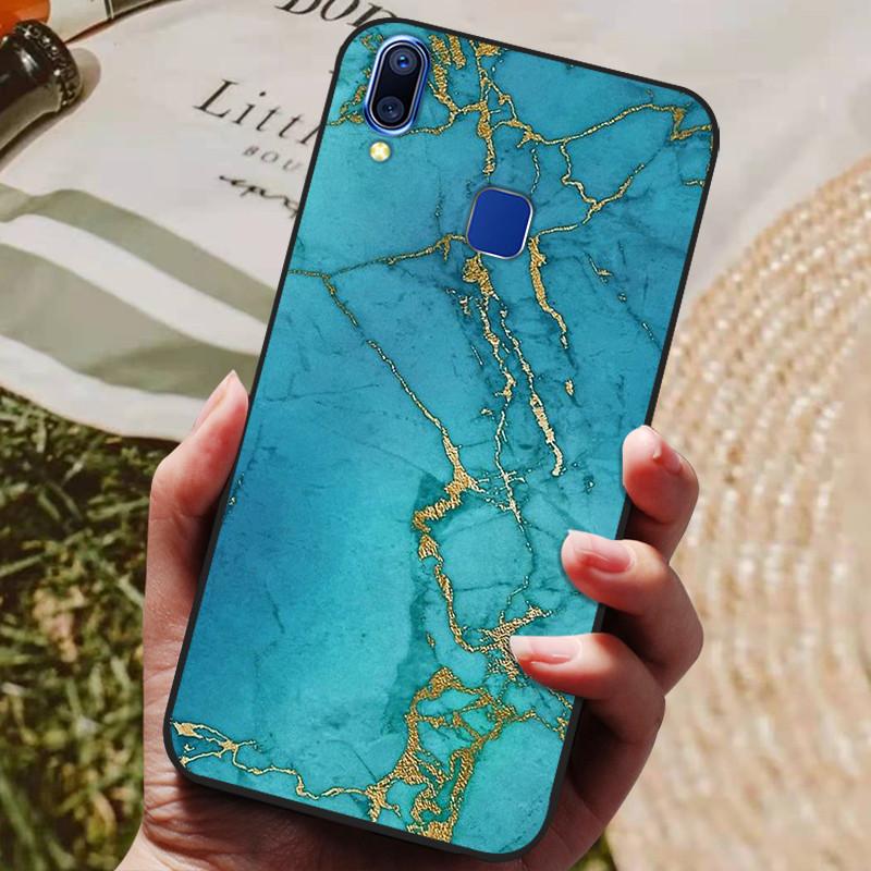 For Coque Vivo Y93 Lite Case Silicone Cartoon Painted Soft TPU Back Cover For Vivo Y91 Y95 Y93 Lite Case Y 91 Phone Cases Capas