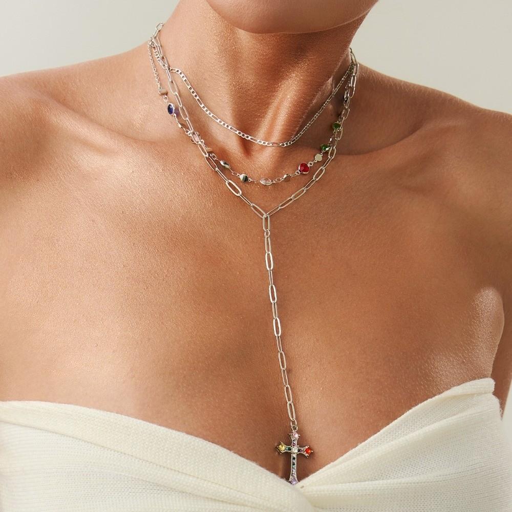 Tassel Long Chain Necklace Jewelry Choker Necklace Fashion Y-Shaped Necklace  Women