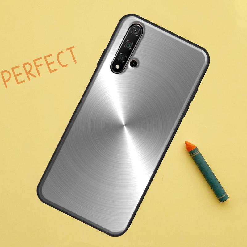 Steel Iron Metal Pattern For Huawei Nova 5T 9 10 SE 7i 8i 11i 12i Y60 Y61 Y70 Y72 Y73 Y90 Y91 P20 P30 P40 Lite Case