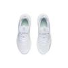 New LiNing Comet Cushioned Anti Slip Wear Resistant Breathable Lightweight Low Top Sports Casual Shoes Women's White Blue AGLR044-1