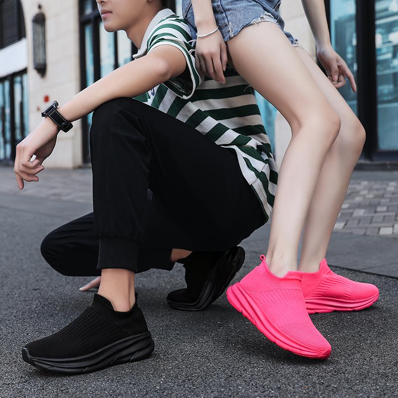 36-45 Unisex Sneakers Platform Shoes Breathable Casual Sports Walking Shoes for Men