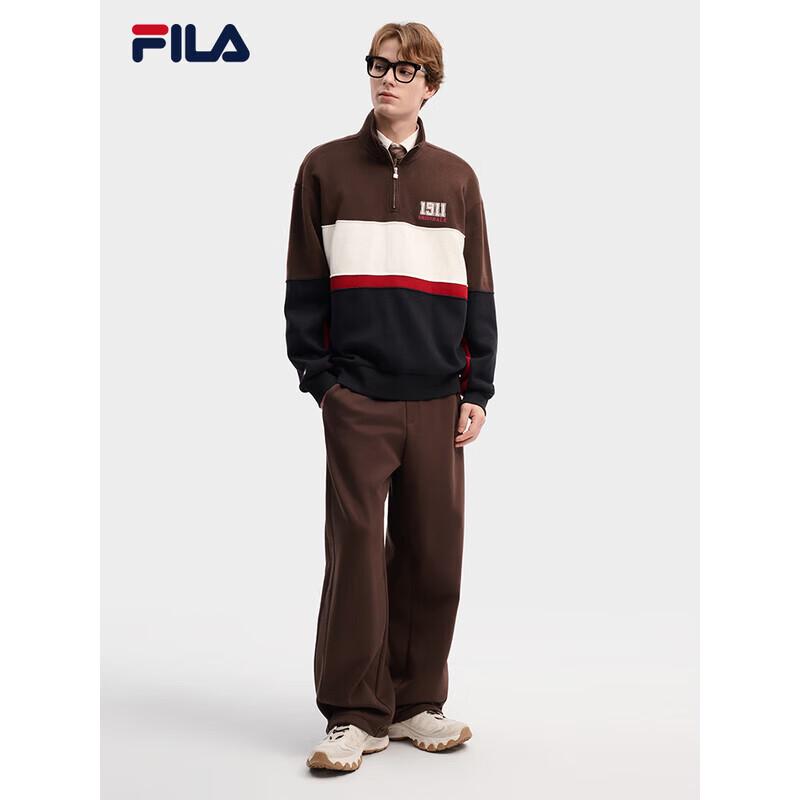 FILA Men's 2026 Spring Fleece Curved Trousers