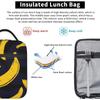 Pop Art Banana Lunch Bag for Men Women Tote Insulated Cooler Bags Reusable Thermal Lunch Box for College Work Office Picnic