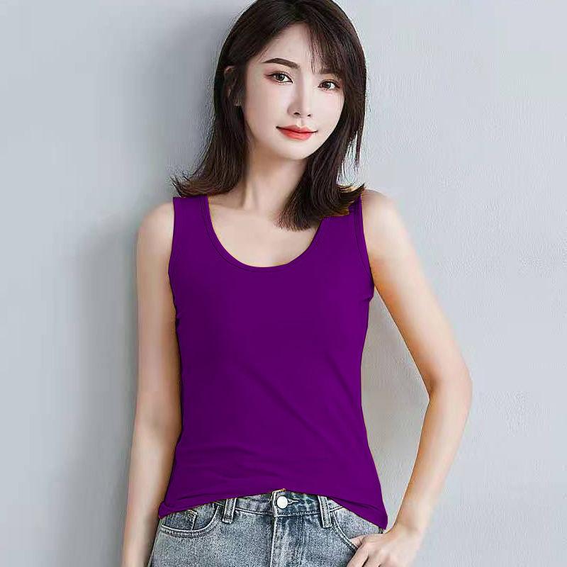 Women's Summer Suspender Vest Korean Version for Female Students To Wear Sleeveless and Slim Bottomed Shirt