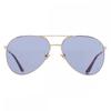Valentino Blue Pilot Unisex Sunglasses Vls 172 C 60 Multi