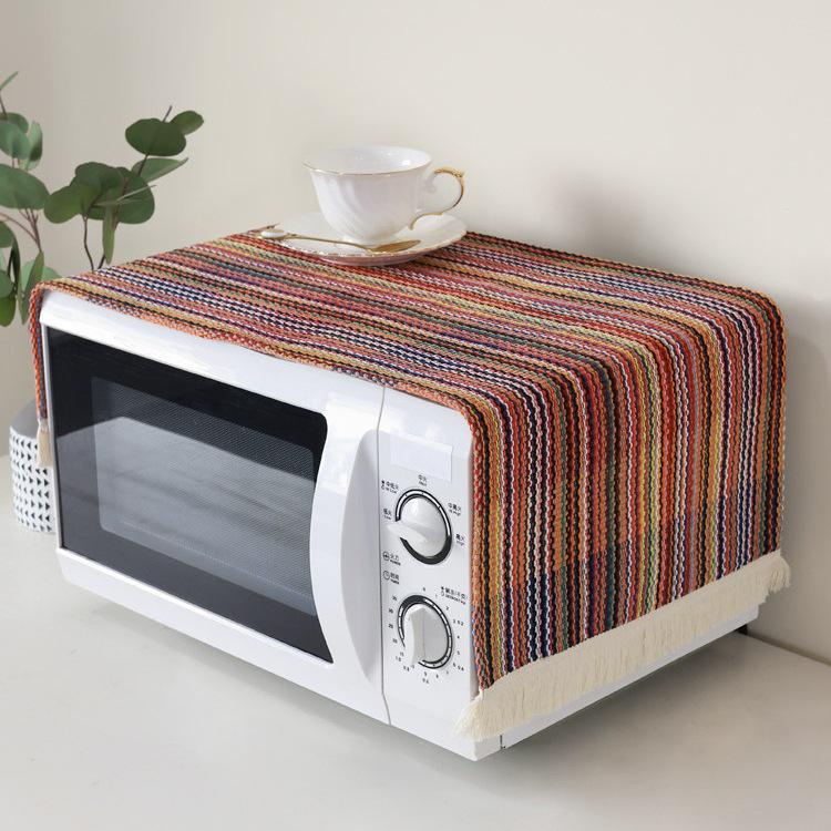 Universal Microwave Oven Dust Cover Cloth Mat - New Model Household Appliance Protector