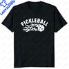 Pickleball Clipart Graphic Printed Sport Tshirt Casual Fashion Loose Breathe Comfort Oneck Unisex Tshirt Summer Y2k Unisex Tees