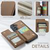 For Samsung Galaxy S25 Phone Case CASEME C22 Leather Back Cover with RFID Blocking Card Slots
