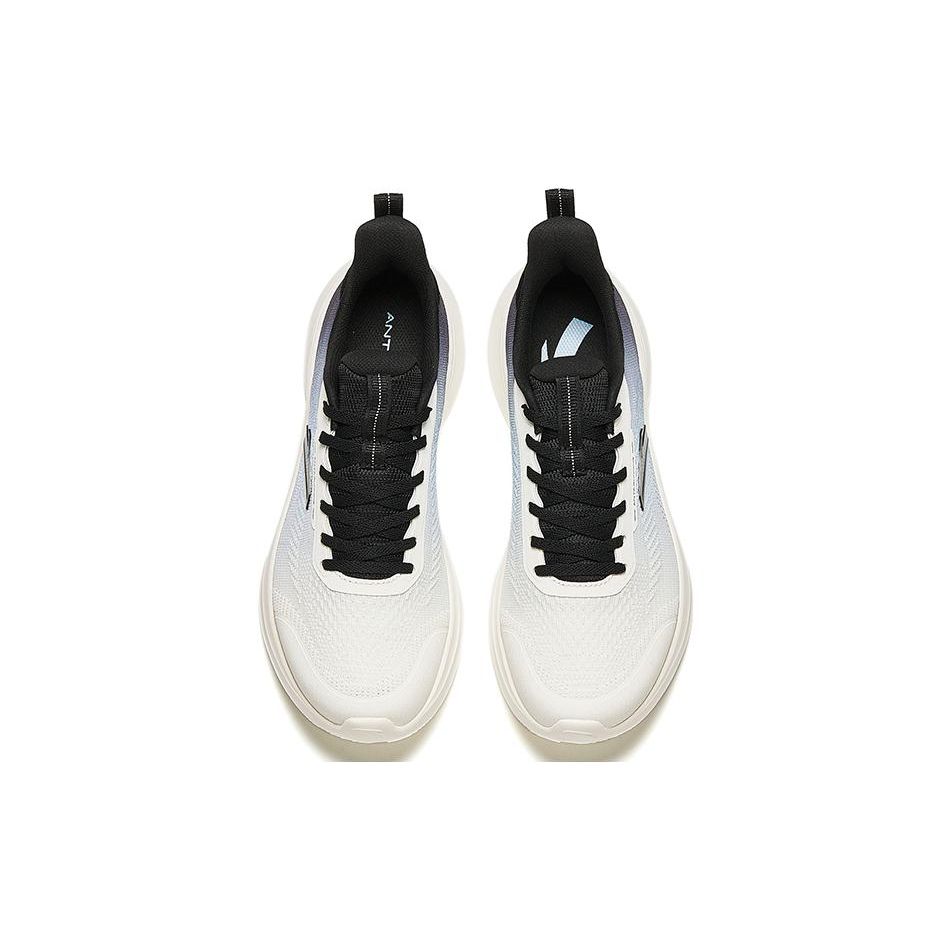 Anta Cloud Boundary Lightweight Low-Top Running Shoes Men Sneakers White Black 912415521-4