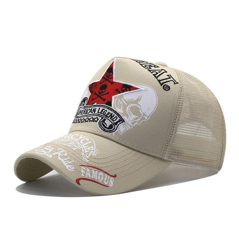 European and American soul rider wings mesh American locomotive cap truck driver hat breathable baseball cap