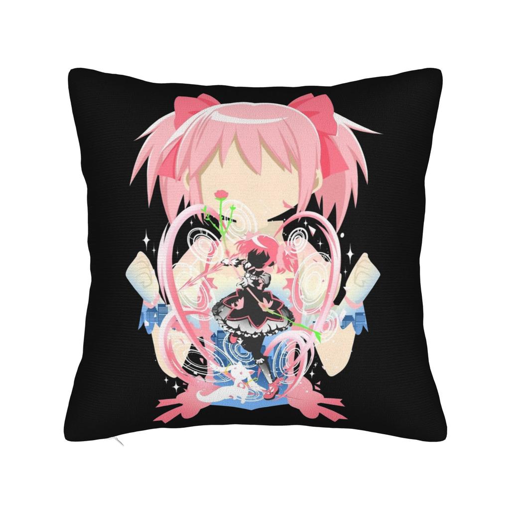 Puella Magi Madoka Magica Anime Pillowcase Double-sided Printing Cushion Cover Decoration Throw Pillow Case Cover