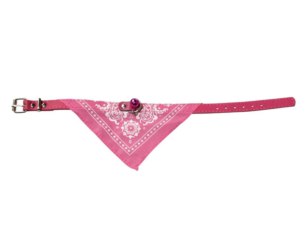 Cat Bandana Collar with Bell - Pet Scarf and Accessory