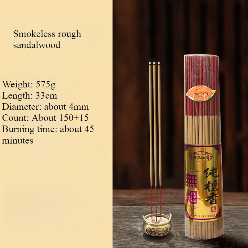 

Натуральный бездымный толстый палочный ладан диаметром 4 мм/Сандаловый бамбуковый палочный ладан для дома, поклонения Будде, подношений, благовония 33cm