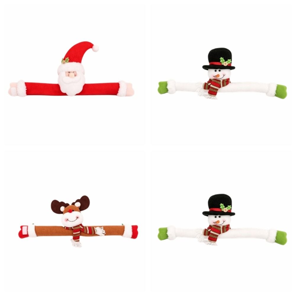 Snowman Christmas Curtain Tiebacks Deer Xmas Curtain Buckle Curtain Clips Window Treatment