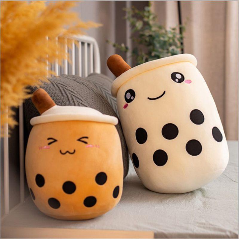24355070cm Bubble Tea Boba Cup Soft Stuffed Plush Pillow Cushion Kawaii Cute