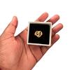 DUOYING Custom Initials Heart Adjustable Ring For Women Personalized Enamel Flower A-Z Letter Rings Hiphop Fashion Jewelry