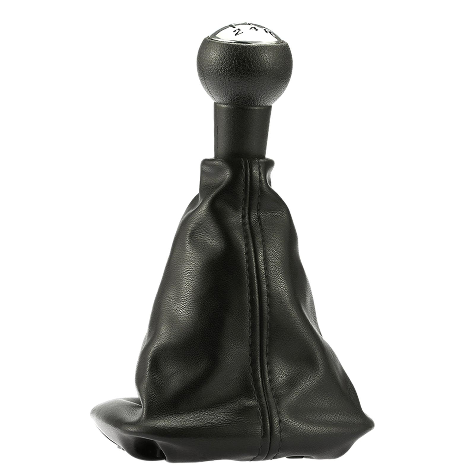 

5 Speed Gear Shift Knob Gearstick Gaiter Boot Leather Replacement Kit for PEUGEOT 207 307 406