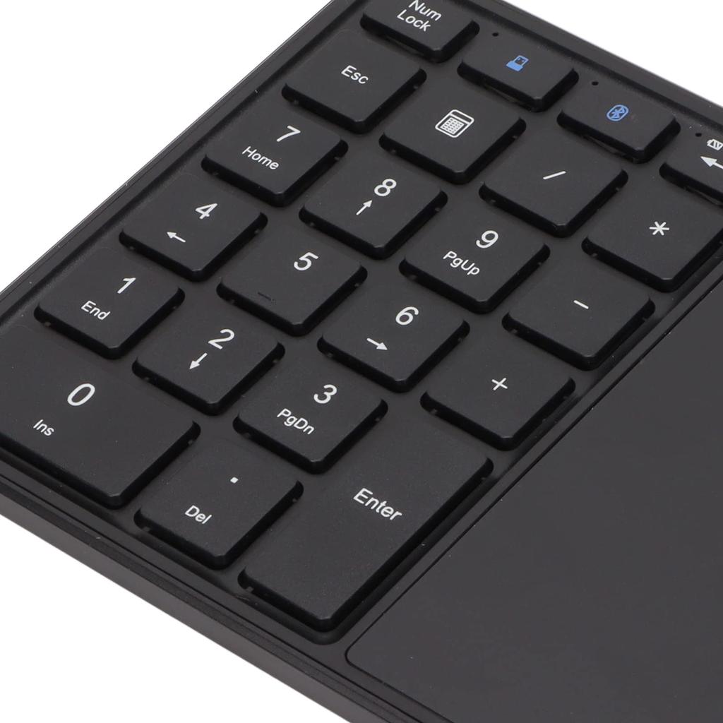 Wireless Numeric Portable Rechargeable Number Pad with Bluetooth Keypad for and PCs Keypad, 22-Key Touchpad, Type-C 2.4G Dual-Mode Laptops, Notebooks,