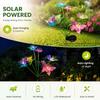 Solar Powered Waterproof Fiber Optic Butterfly Stake Lights Color Changing Fairy Lights for Outdoor Garden Patio Yard Wedding