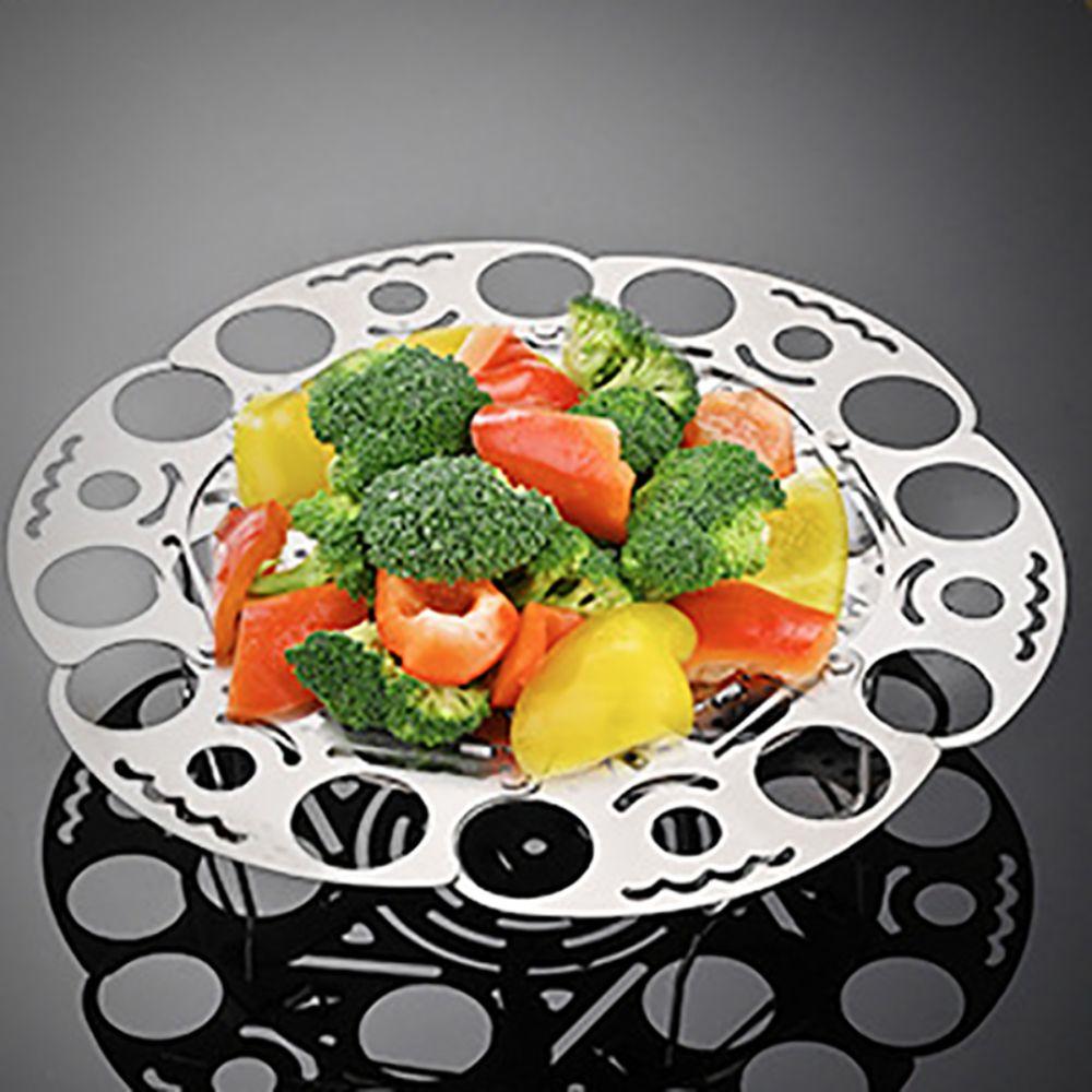 Removable Handle Rotating Scalable Steamer Foldable Steaming Rack Durable Steaming Basket  Dumpling