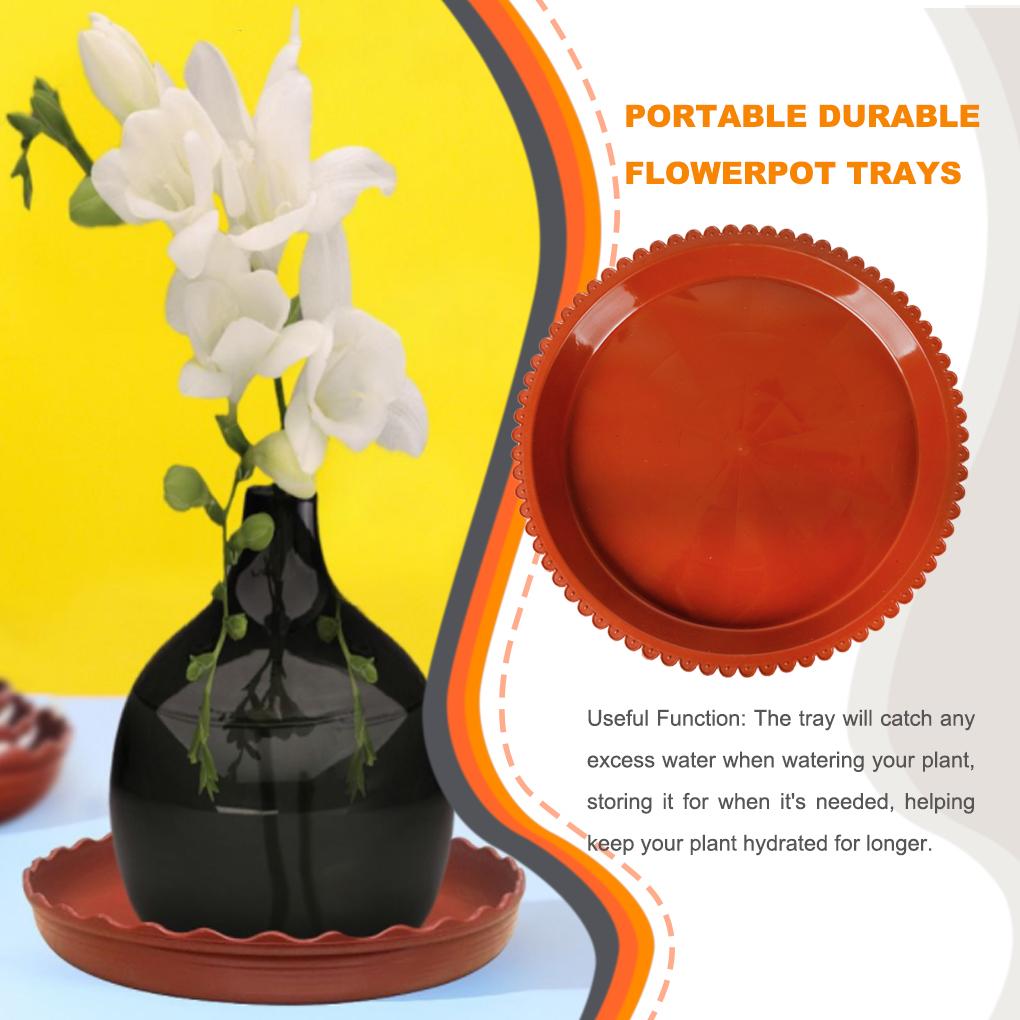 Flower Pot Tray Durable Large Planting Base Round Potting Bottom Drip Trays Gardening Accessories Tools Planter