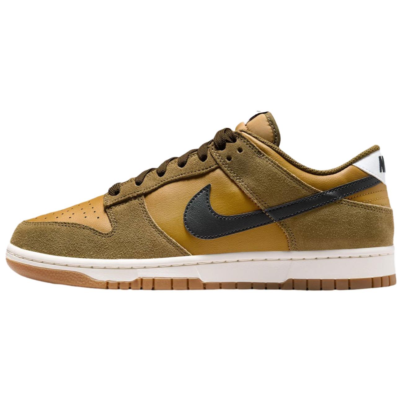 

Nike Dunk Low Gum Pack - Охра Унисекс Кроссовки Коричневый Черный Оливковый-Флак IB6399-300 41