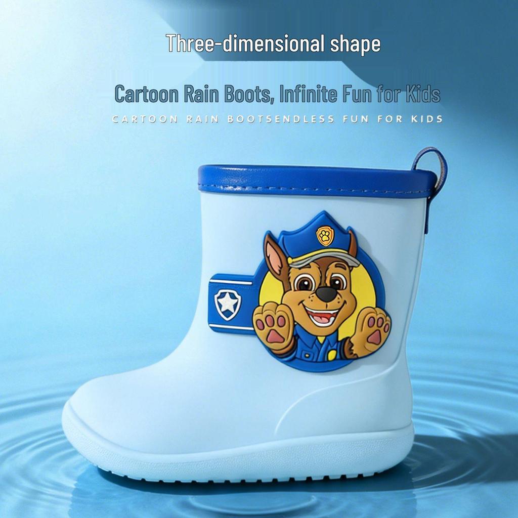 Paw Patrol Kinder Anti-Rutsch Wasserdichte Gummistiefel für Jungen & Mädchen