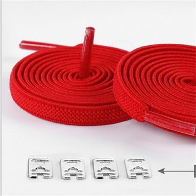 No Tie-Free Lazy Shoelace Buckle Flat Children Elastic Elastic Strap Elastic Black and White, Colored Sports Shoes Canvas Shoes
