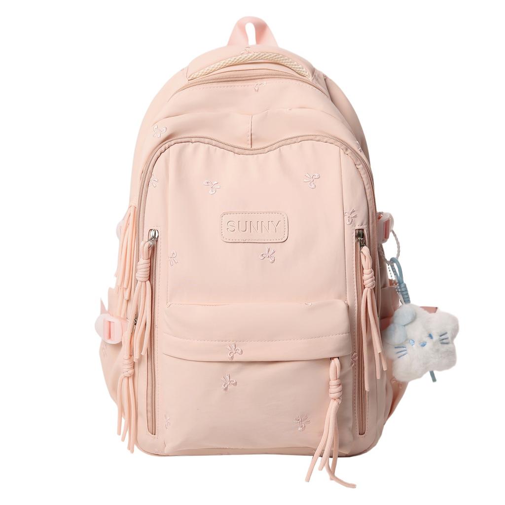 Schoolbag New School Bag Girls Elementary School 1011 Junior High School Students High School Students Large Capacity Backpack Girls Alphabet Backpack