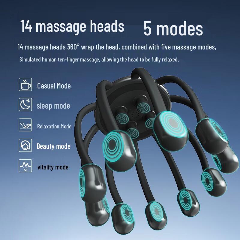 HEZHENG Head Massager CN plug (adapter included)