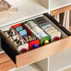 Socks Storage Box Large Capacity Wide Application No Drilling Easy To Install Dustproof Wall Mount Organizer Storage Case