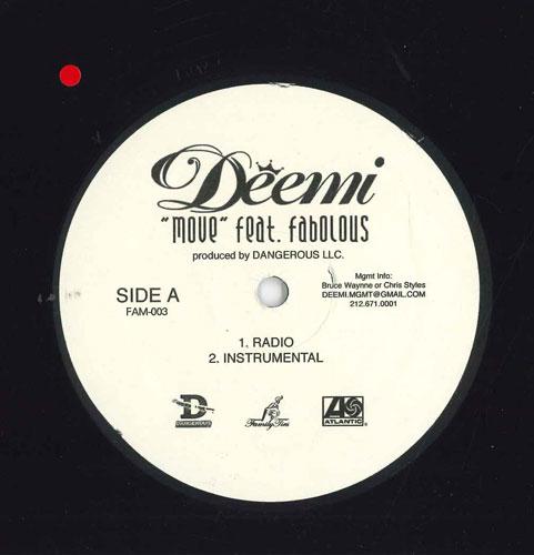 

12inch Record DEEMI FABOLOUS Move FAM003 FAMILY TREE Rap HipHopRB Used