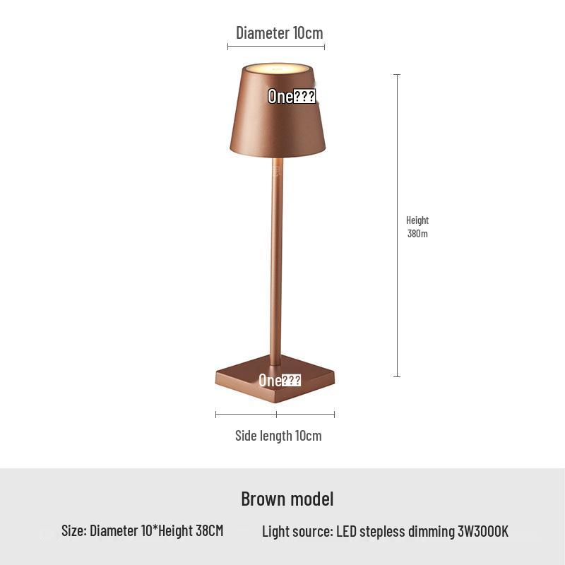 All-Aluminum USB Touch Bar Lamp: Modern Minimalist Night Light for Home or KTV