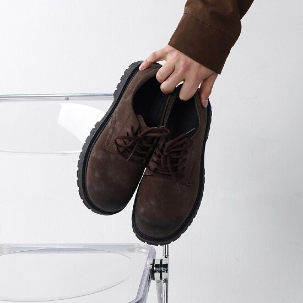 Onl Men 5cm Vintage Elevator Derby Shoes